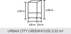 Juliana Gewächshaus Urban - City Greenhouse