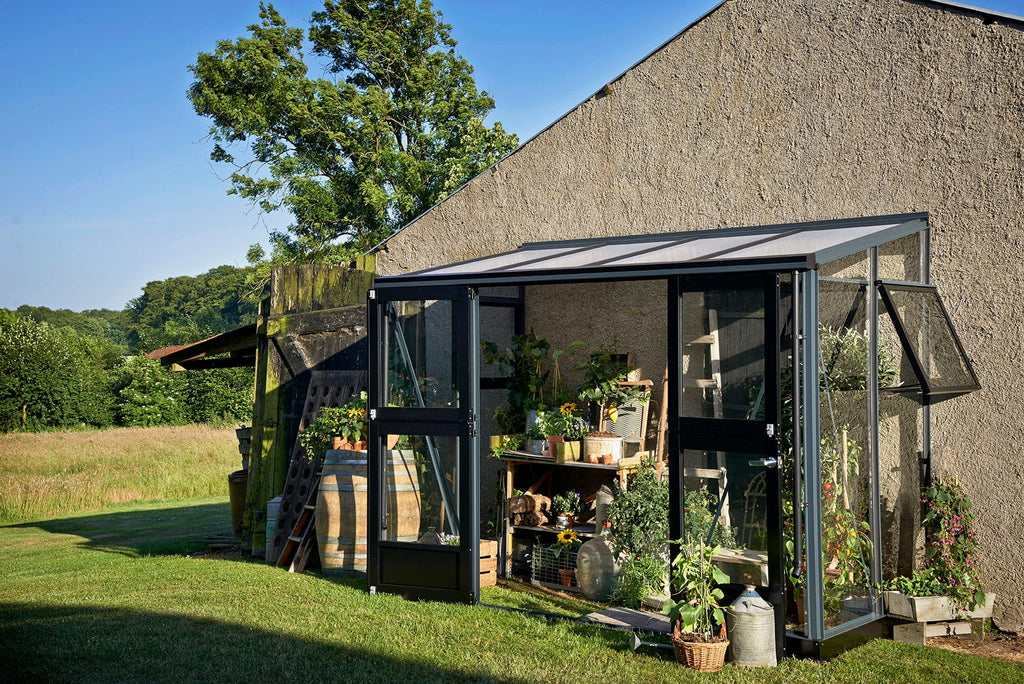 Juliana Gewächshaus Veranda - Anthrazit, 4,4 M²