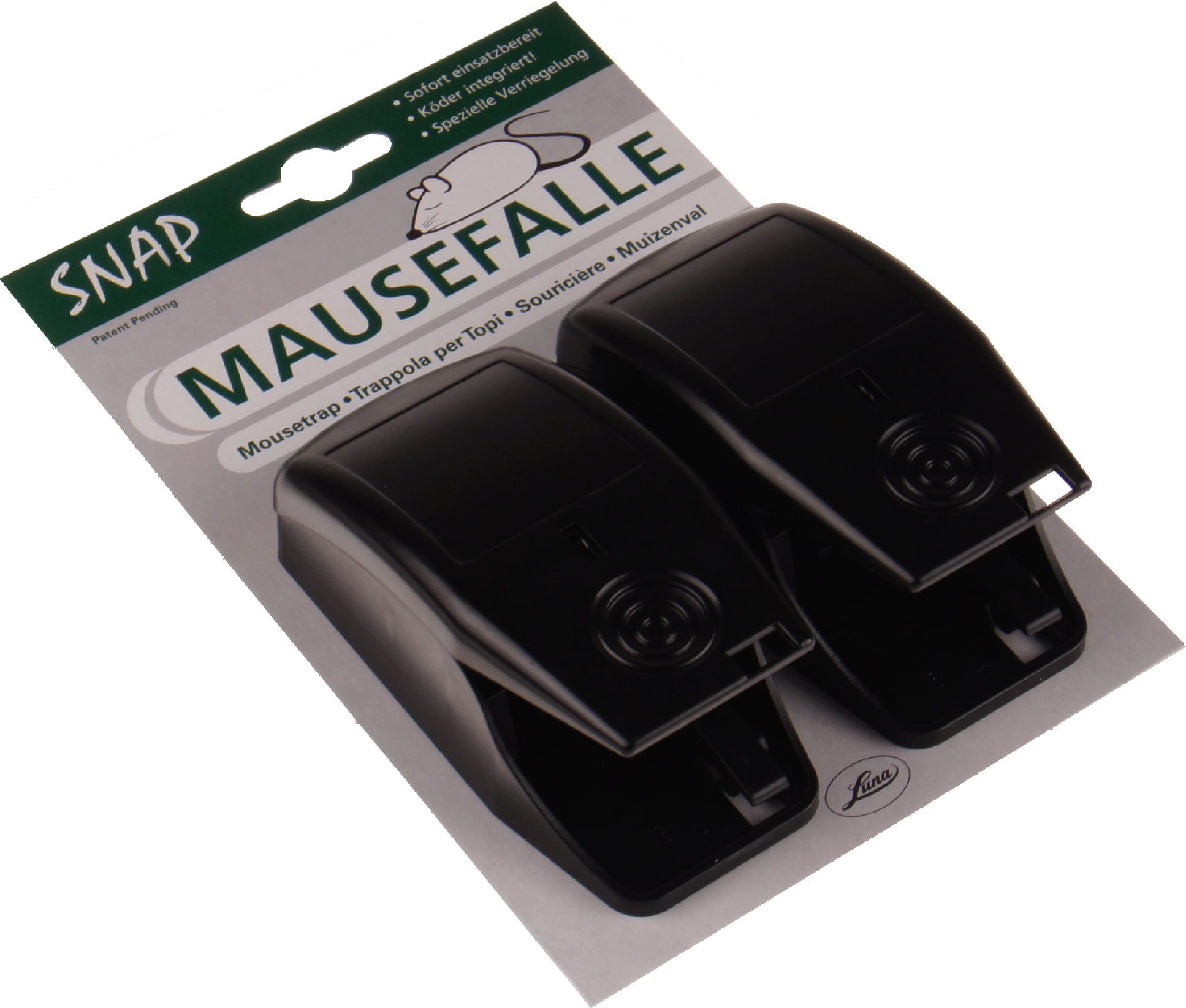  Kunststoff-Mausefalle "Snap" Doppelpackung