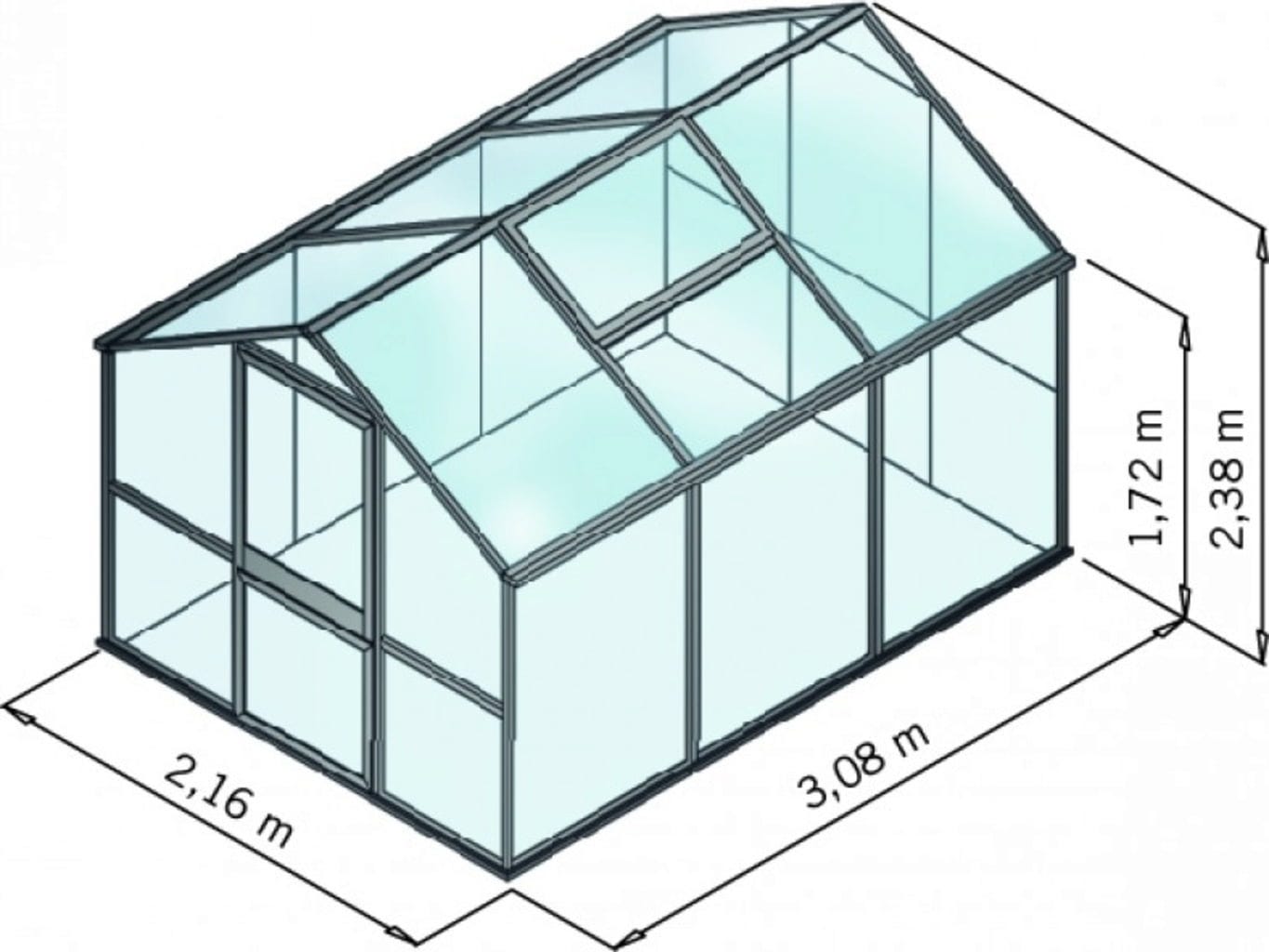  Gewächshaus "Galant" Typ III