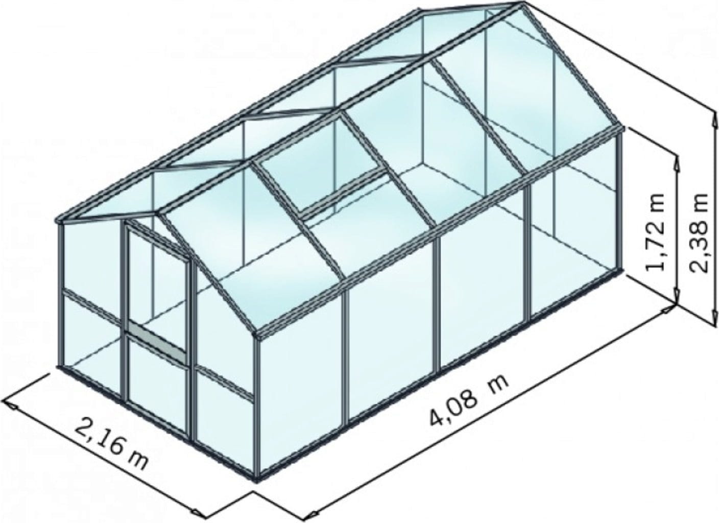  Gewächshaus "Galant" Typ IV