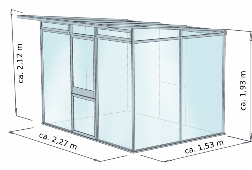  Gewächshaus "Jasmin" II Pressblank