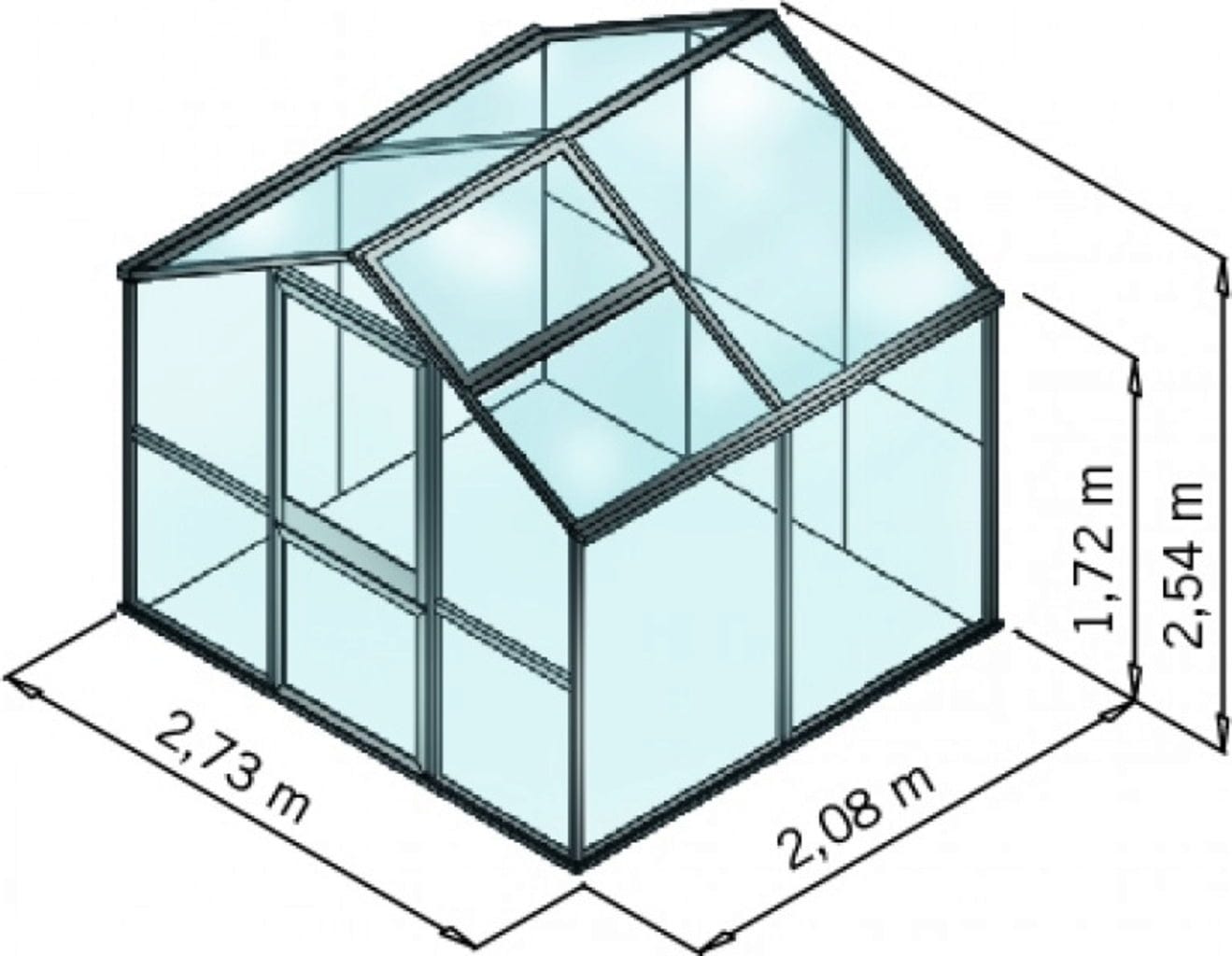  Gewächshaus "Novum" Typ II