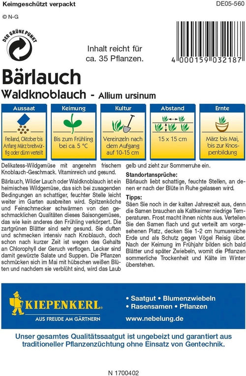  Bärlauch "Waldknoblauch"