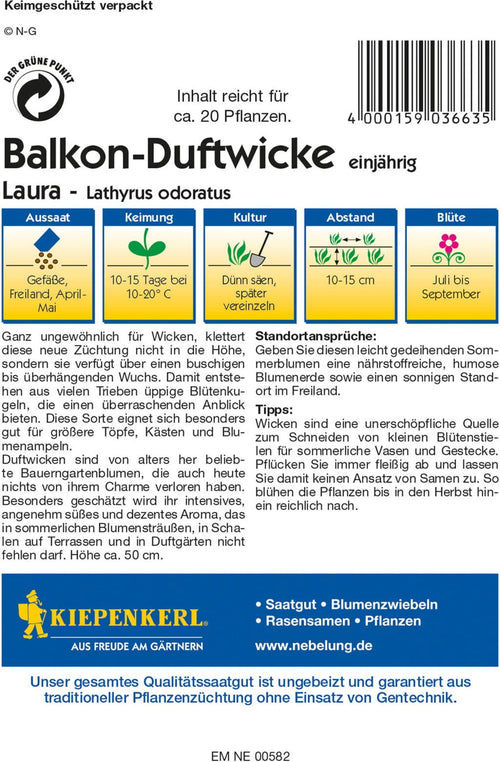  Balkon-Wicken "Laura"