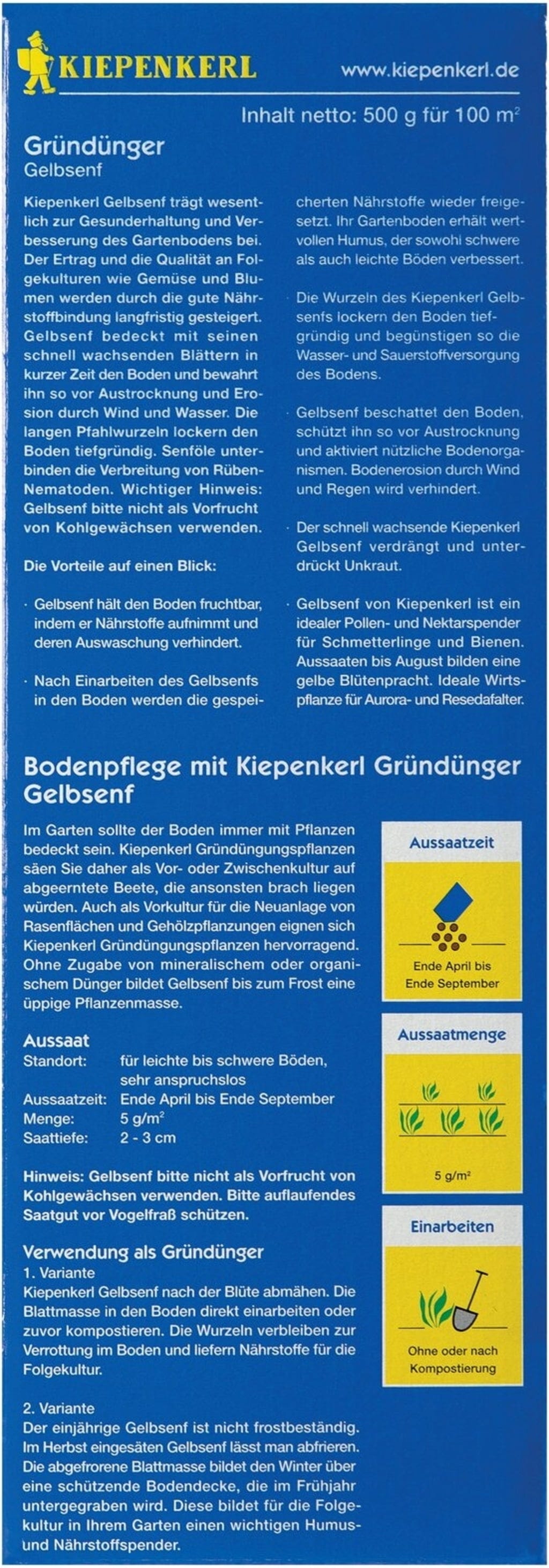  Gelbsenf (Mega-Pack), 500 G