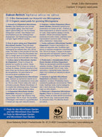  MicroGreen Duo-Garden Nachfüllpads BIO-Daikon-Rettich, 3 Stück