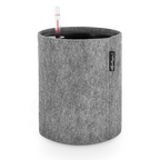 LECHUZA Pflanzgefäß TRENDCOVER "Filz" 32, Dark Grey