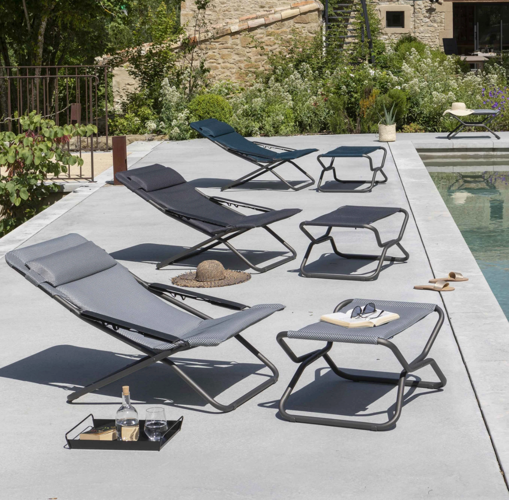 Lafuma TRANSABED Liegestuhl "Be Comfort®", Silver