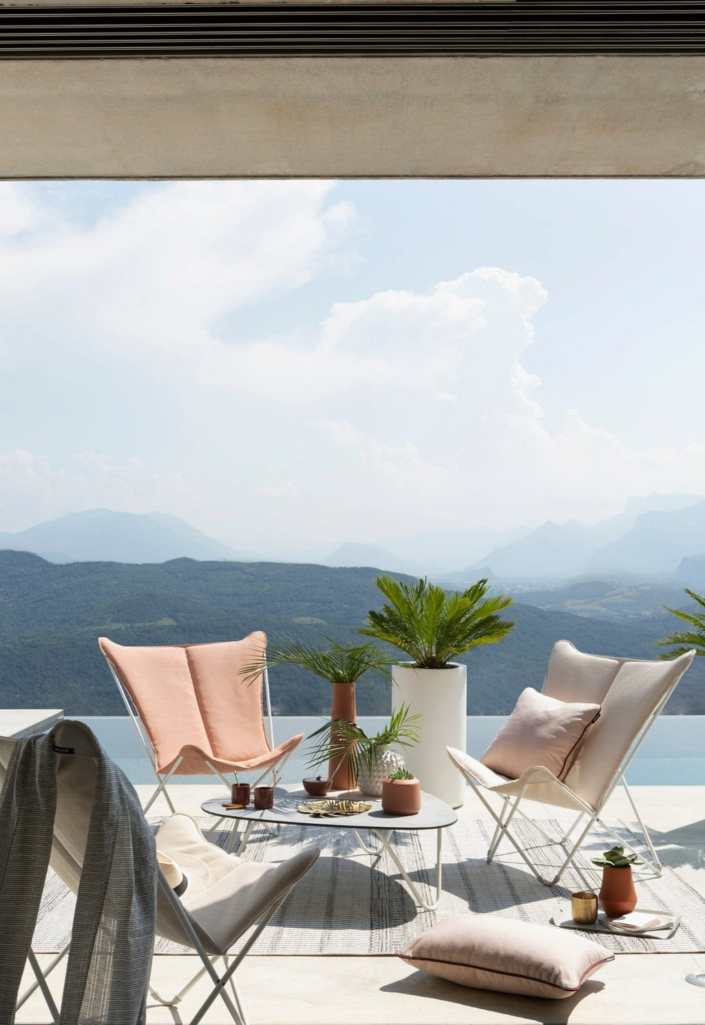 Lafuma SPHINX Lounge Chair, Kaolin, Argile (beige)