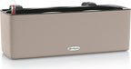 LECHUZA CUBE Color Triple Komplett-Set, Sandbraun