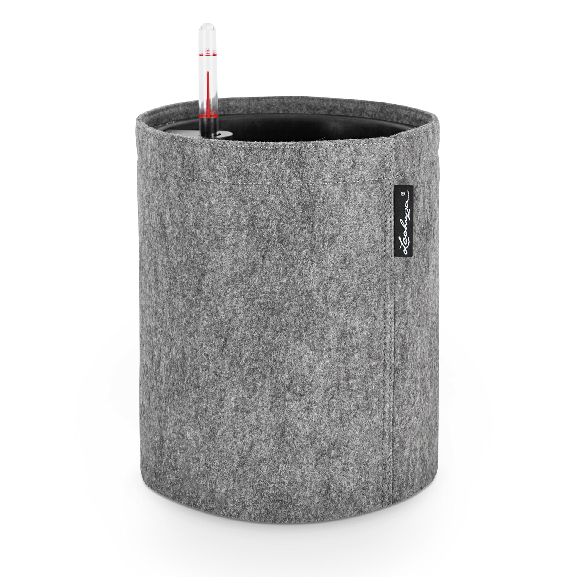 LECHUZA Pflanzgefäß TRENDCOVER "Filz" 23, Dark Grey