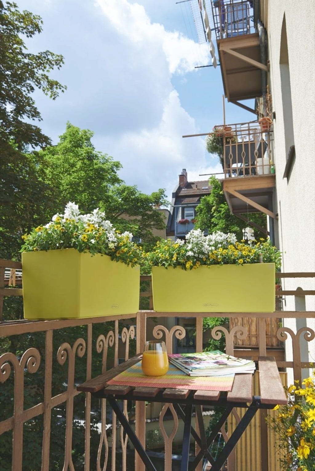 LECHUZA Pflanzgefäß BALCONERA Color 50, Schiefergrau