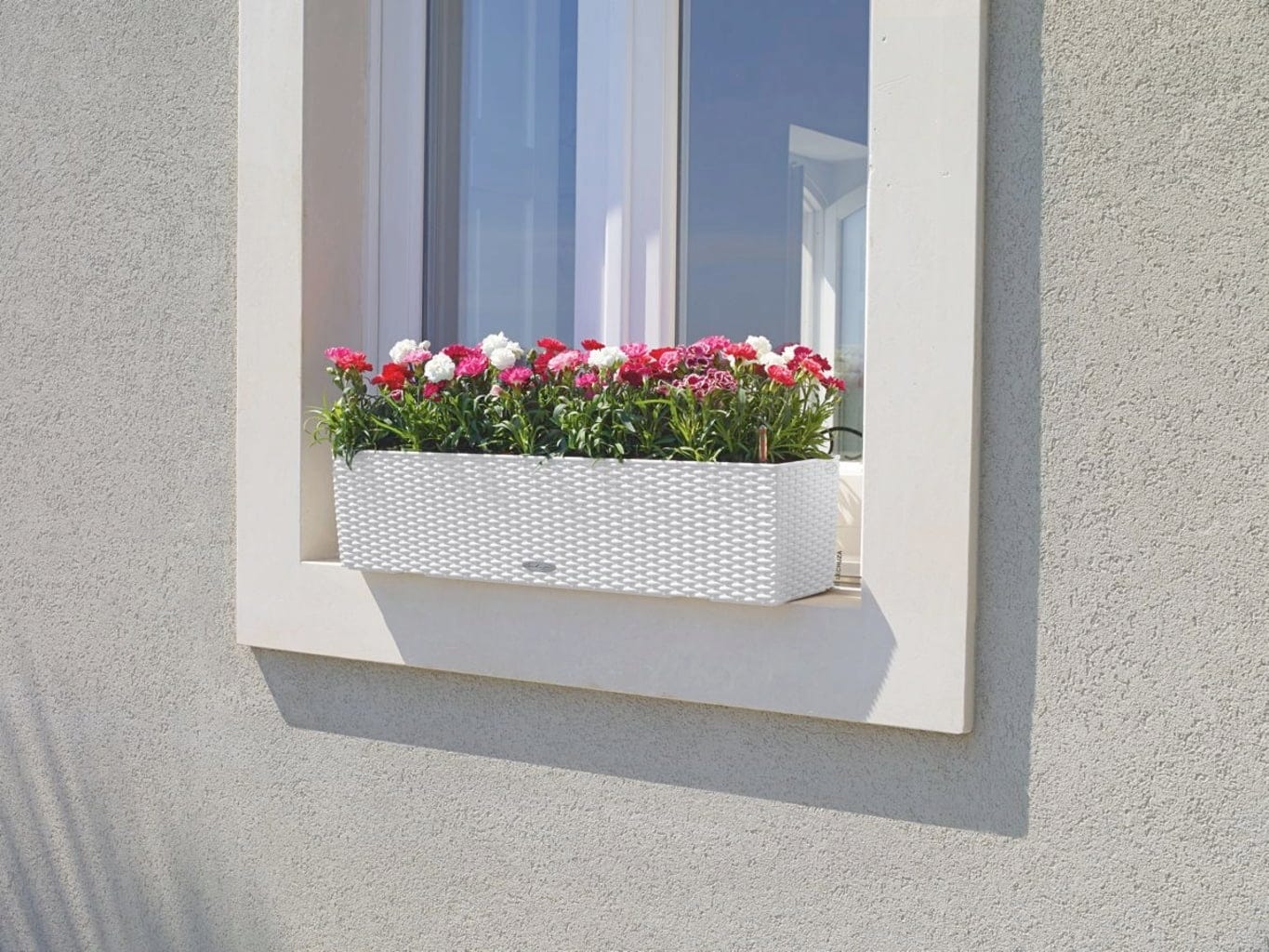 LECHUZA Pflanzgefäß BALCONERA Cottage 80, Weiß