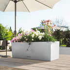 LECHUZA Pflanzgefäß BALCONERA Steel, 50 Cm