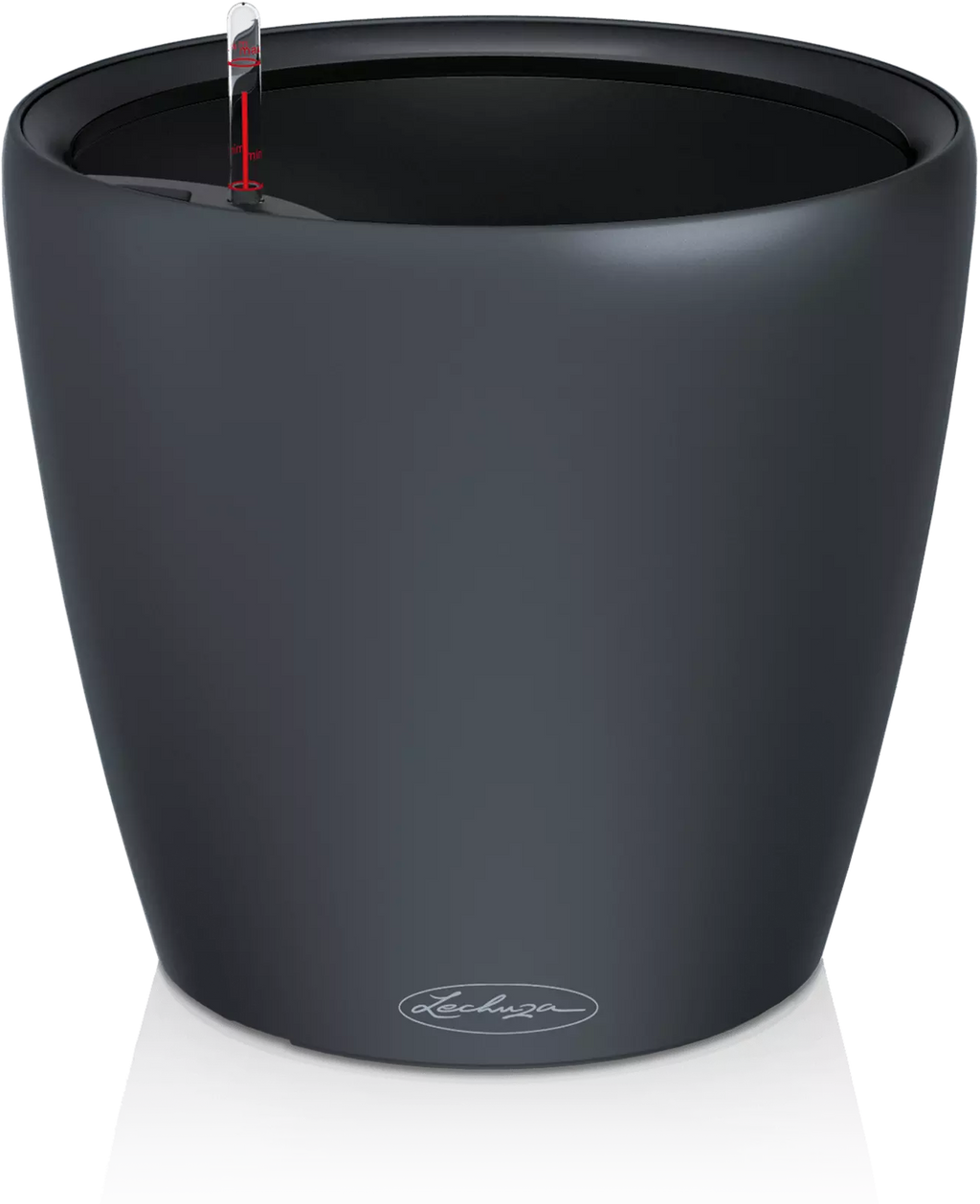 LECHUZA Pflanzgefäß CLASSICO Color LS 21, Schiefergrau