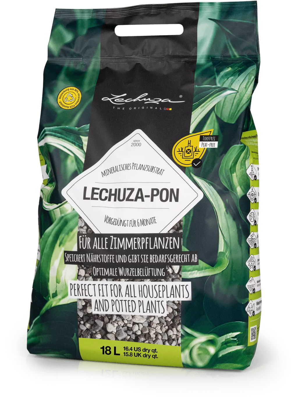 LECHUZA Substrat PON, 18 Liter