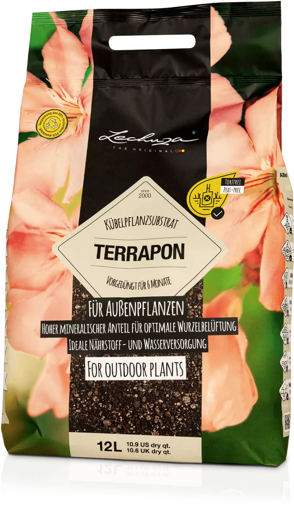 LECHUZA Substrat TERRAPON, 12 Liter