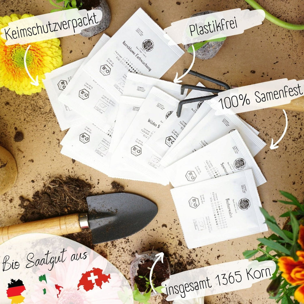  Bio Blumensamen Set