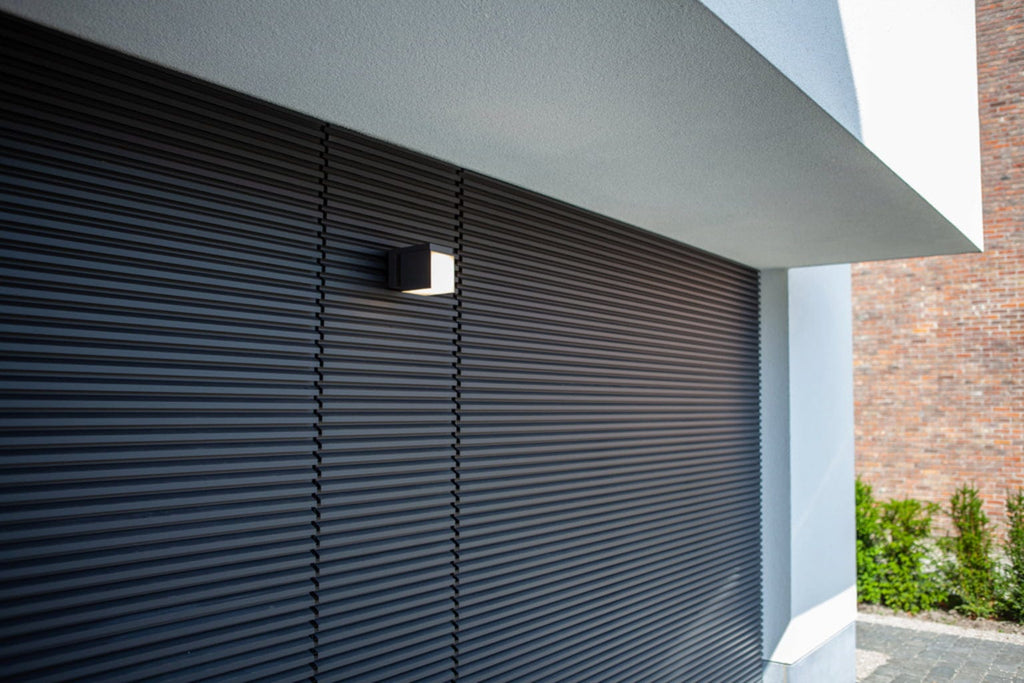  LED-Außenwandleuchte Cuba - 3000K Warmweiß, Mattschwarz