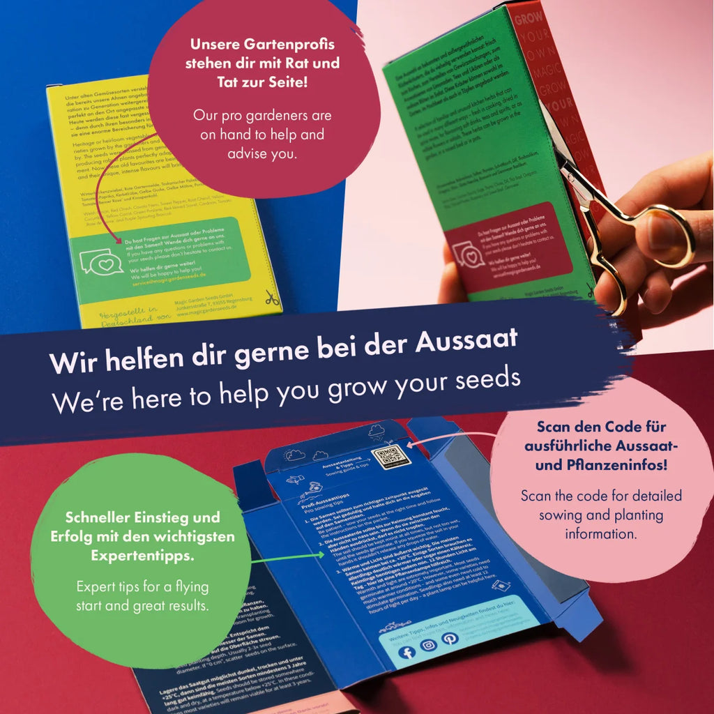  Blumensamen - Wild & Farbenfroh