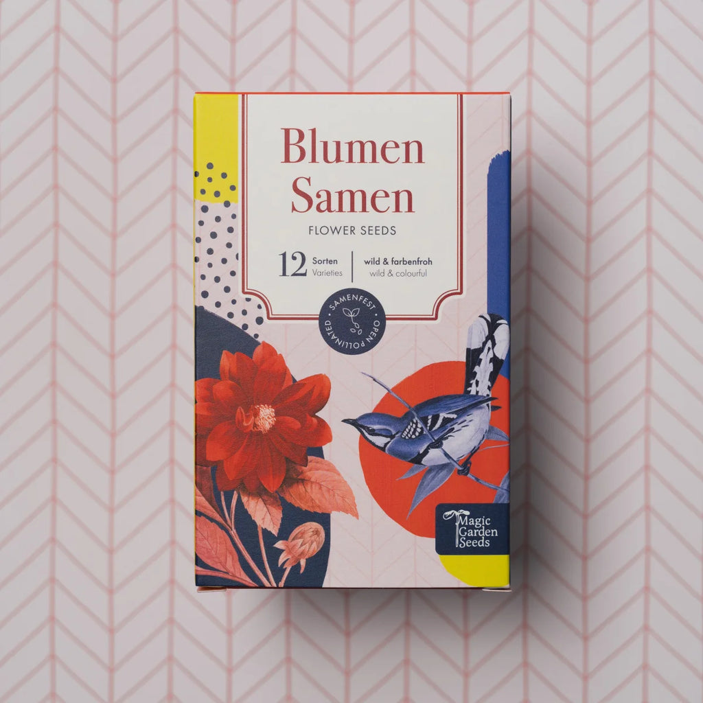  Blumensamen - Wild & Farbenfroh