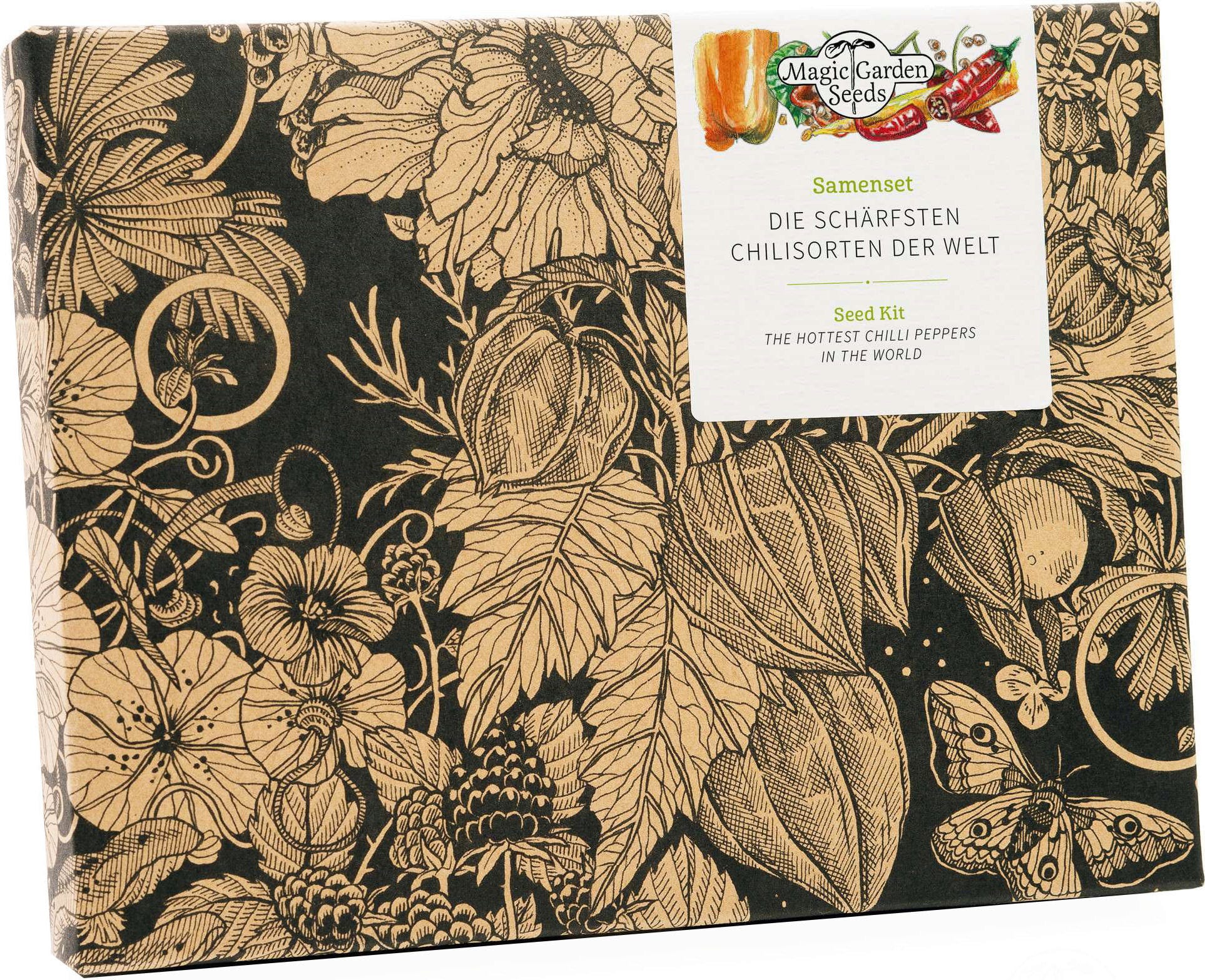  Die Schärfsten Chilisorten Der Welt - Samenset, Geschenkset