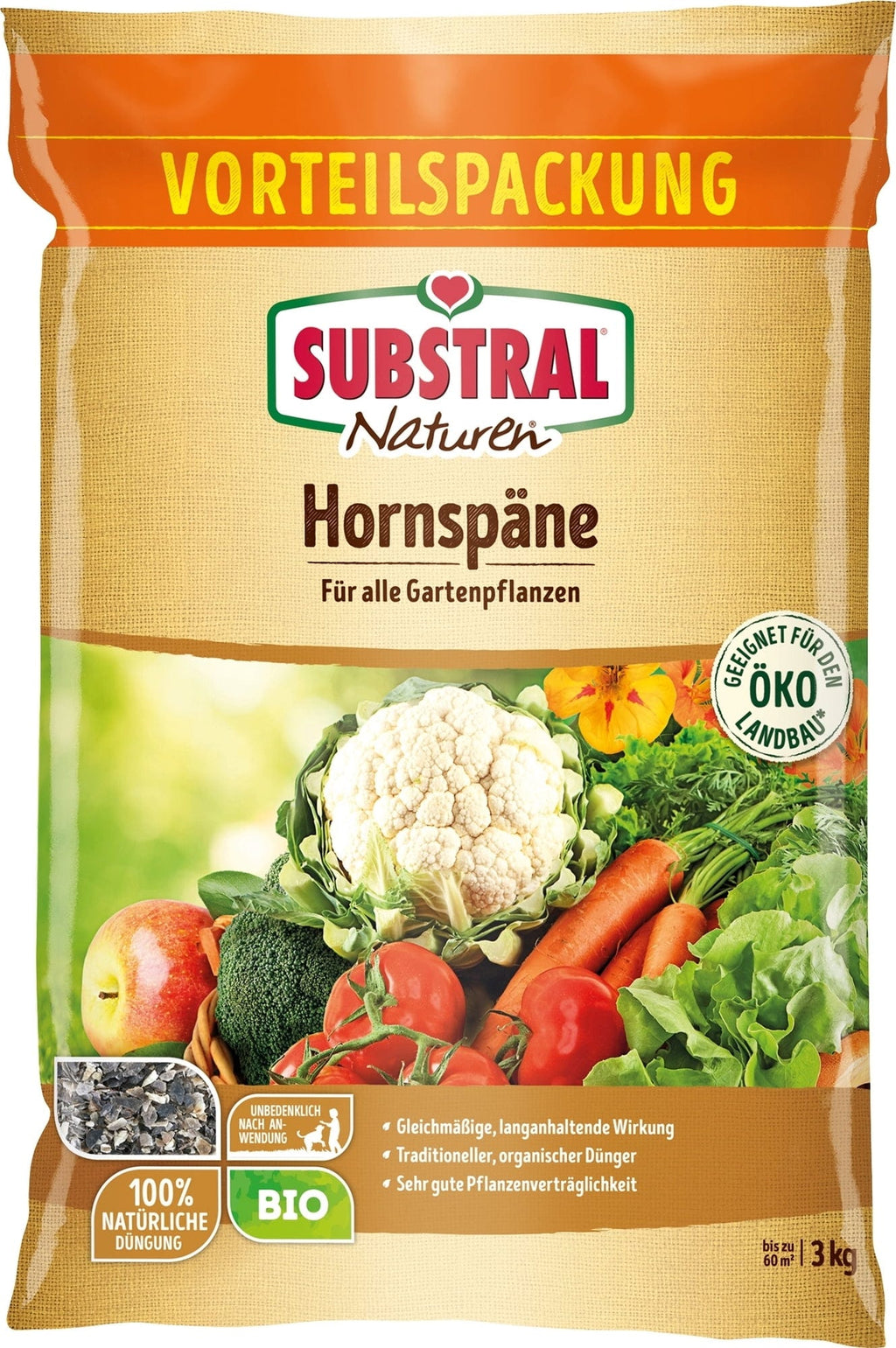 BIO Hornspäne, 3 Kg