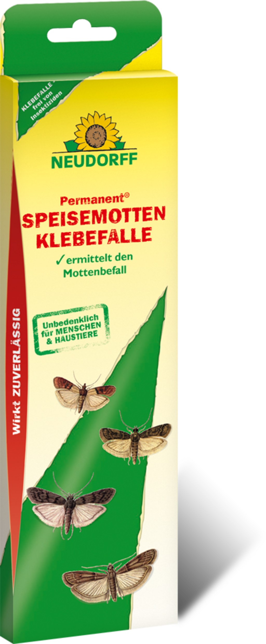  Permanent SpeisemottenKlebefalle, 3 Stück