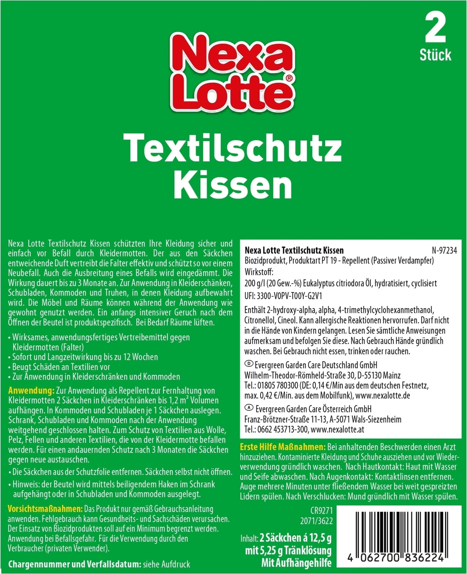 Duftende Mottenschutz-Säckchen Promo Pack