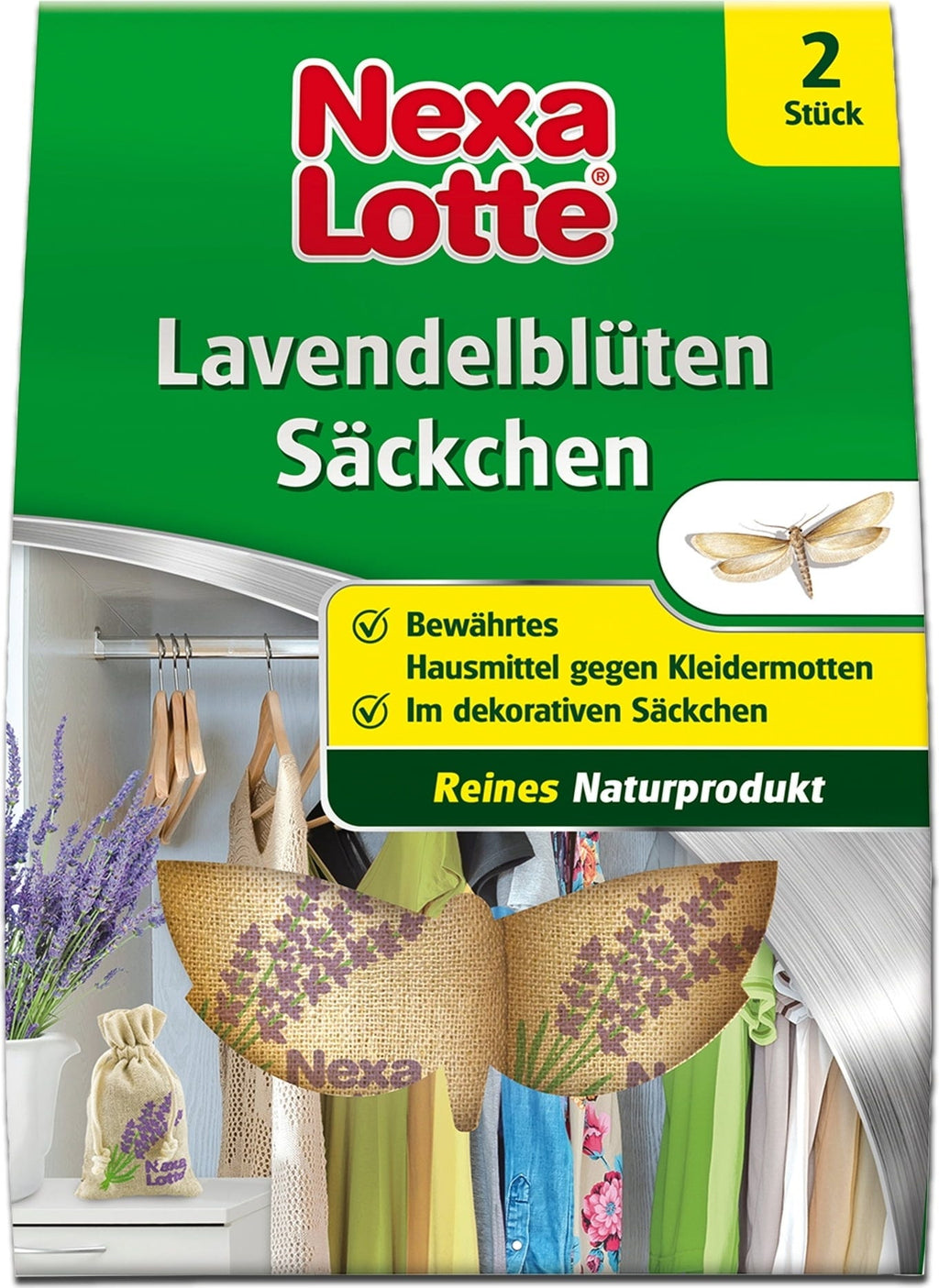  Lavendelblüten Säckchen, 2 Stück