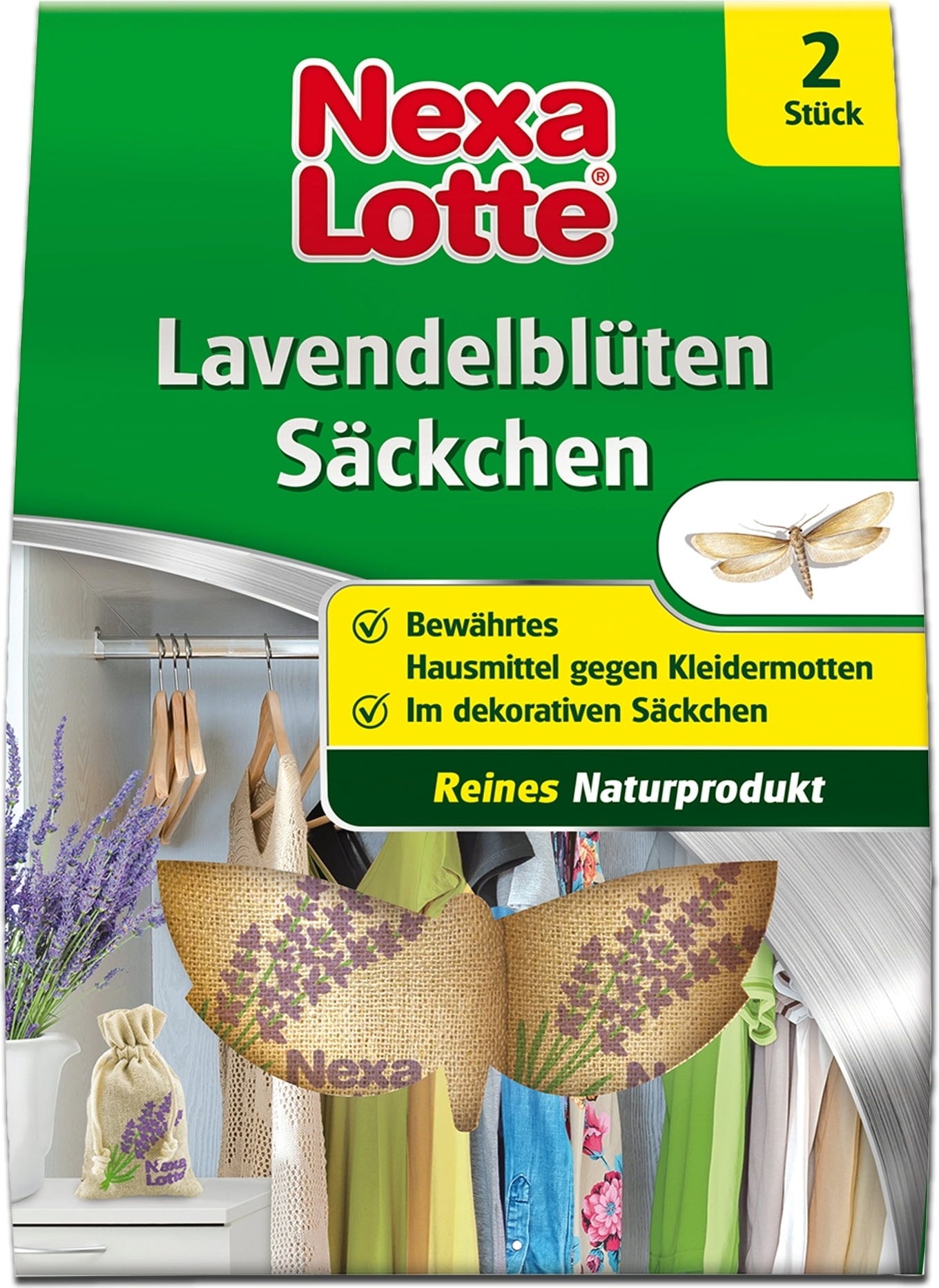  Lavendelblüten Säckchen, 2 Stück