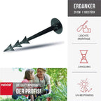  Erdanker Für Bodenvlies, 20 Cm / 100 Stk.