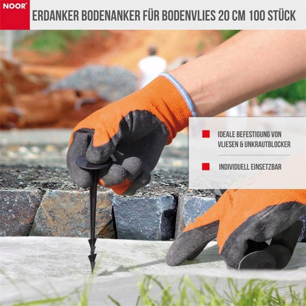  Erdanker Für Bodenvlies, 20 Cm / 100 Stk.