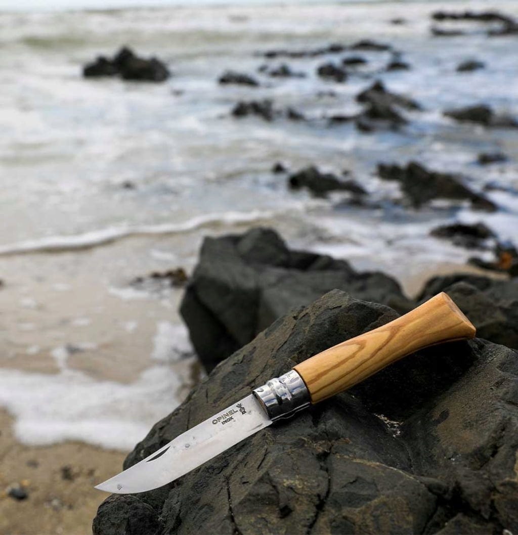 Opinel Klappmesser T.C. N°08, Olivenholz