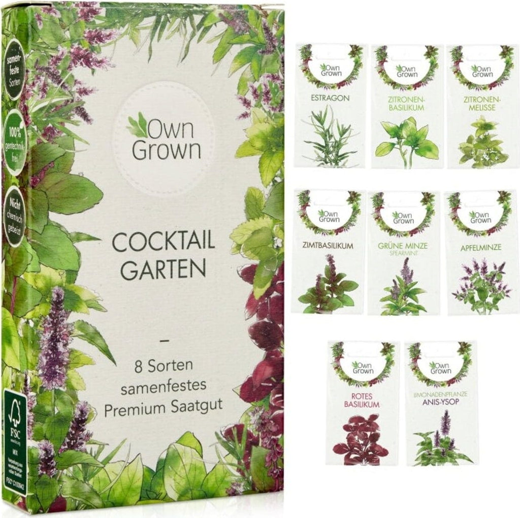  Cocktail Garten-Samen-Set