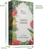  Garten-Gemüse 12er Saatgut-Set