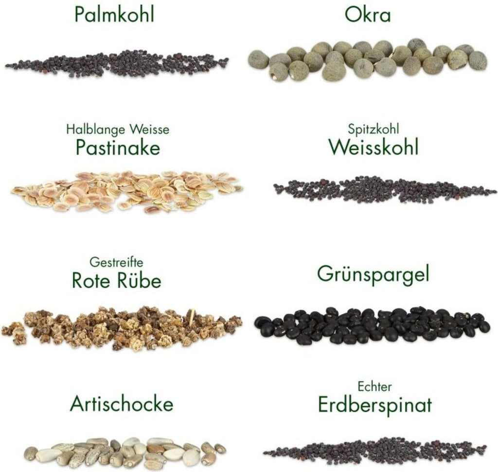  Historisches Gemüse 8er Saatgut-Set