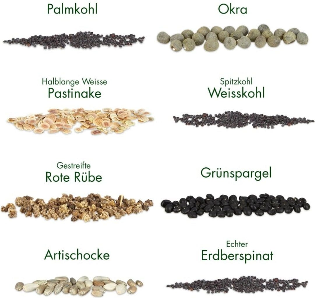 Historisches Gemüse 8er Saatgut-Set