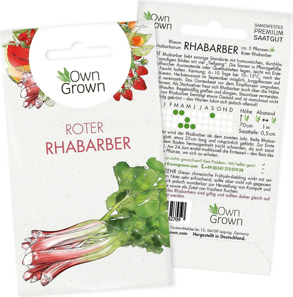  Saatgut "Rhabarber"