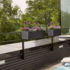 LECHUZA Pflanzgefäß BALCONERA Stone 50, Steingrau