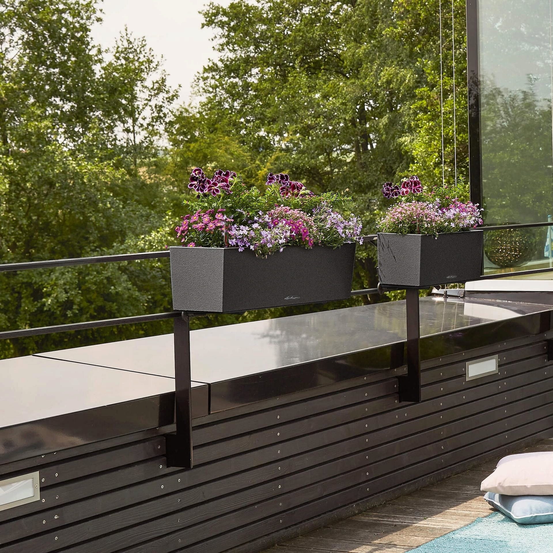 LECHUZA Pflanzgefäß BALCONERA Stone 50, Steingrau