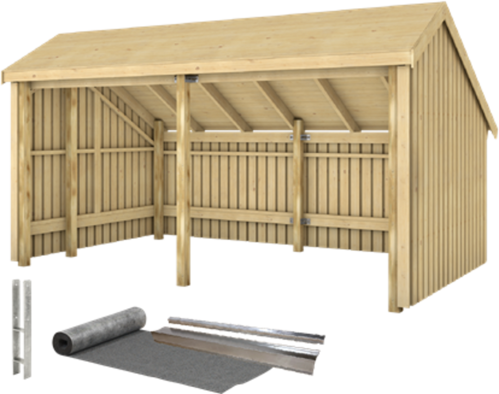 Plus Multi Gartenhaus 2 Module Inkl. Zubehör