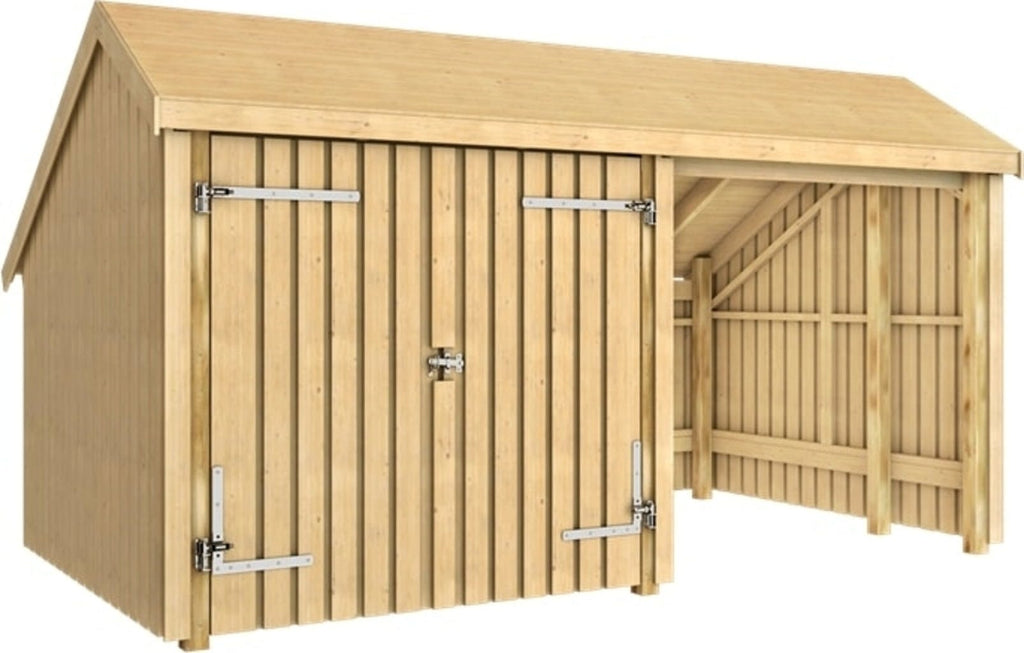 Plus MULTI Gartenhaus Mit Doppeltor