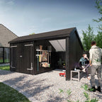 Plus MULTI Gartenhaus Mit Doppeltor