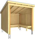 Plus Nordic Grillhütte - 5 M² - Type 1C