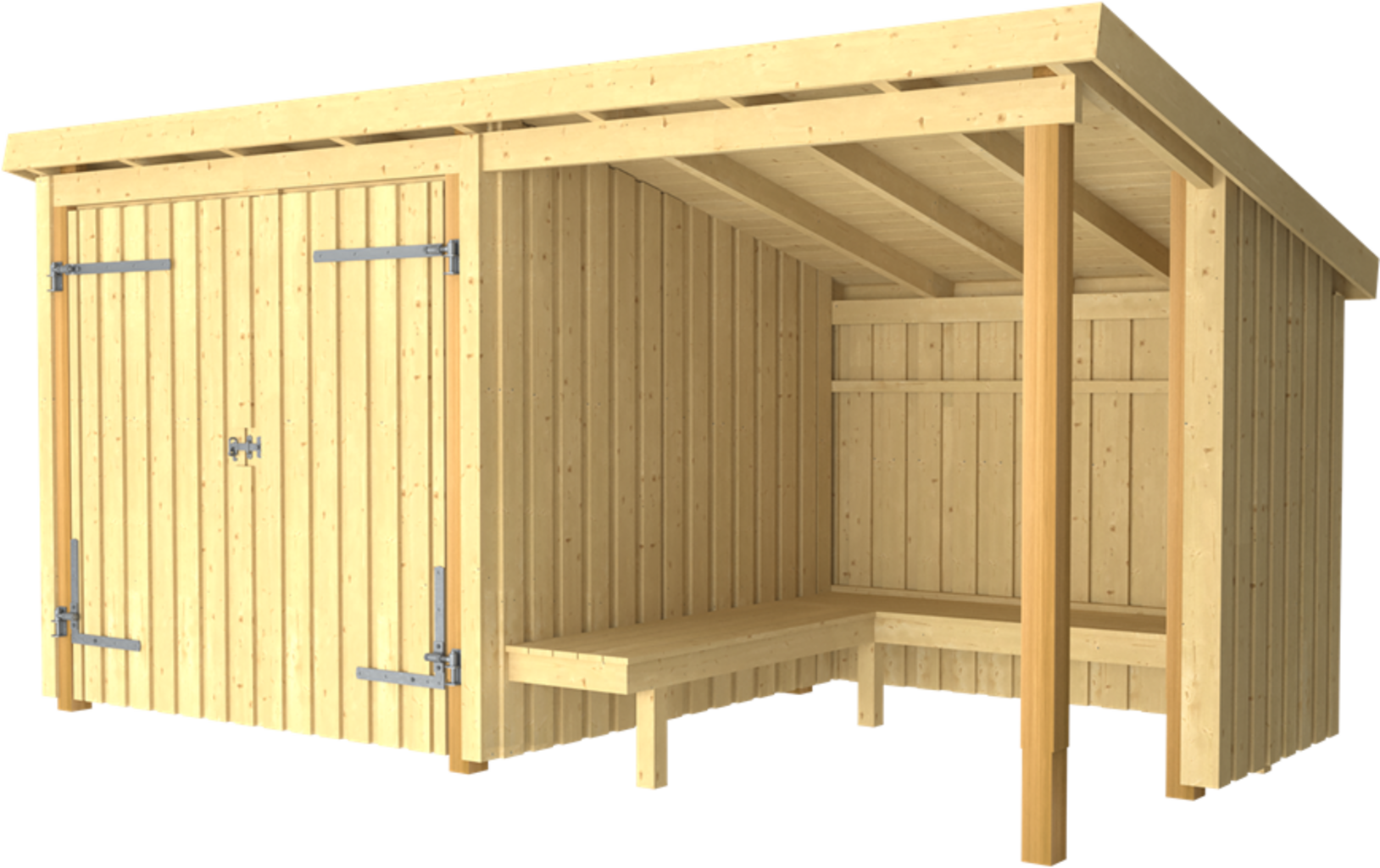 Plus Nordic Grillhütte/Gartenhaus - 9,5 M² - Typ 1C