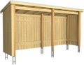 Plus Nordic Multi Gartenhaus 2 Module Inkl. Zubehör 4,7 M²
