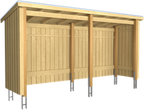 Plus Nordic Multi Gartenhaus 2 Module Inkl. Zubehör 4,7 M²