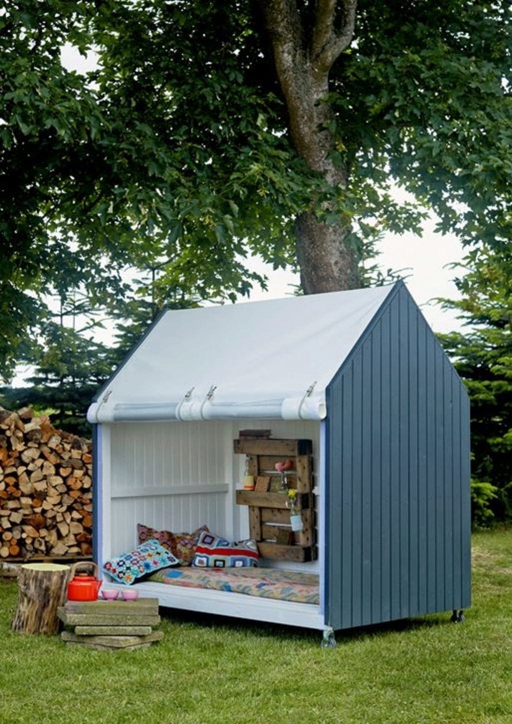 Plus SHELTER Gartenhaus/Spielhaus Mit Räder